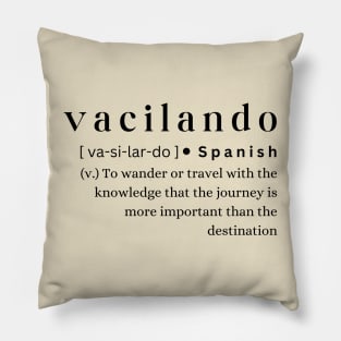 Vacilando Pillow