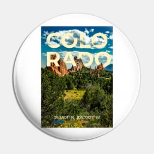 Colorado Travel Poster Pin