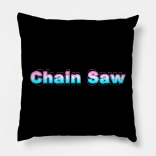 Chain Saw Pillow