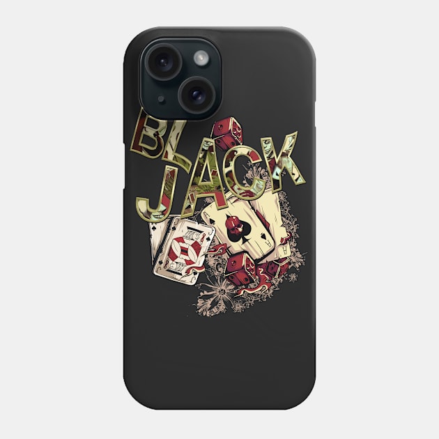 Poker Players Hand Phone Case by Just Kidding by Nadine May