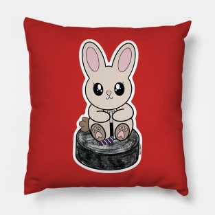 Puck Bunny (Montreal) Pillow