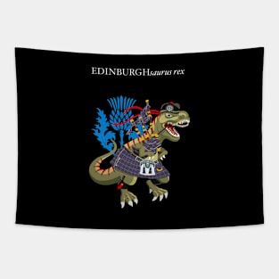 Clanosaurus Rex EDINBURGHsaurus rex Plaid Edinburgh Scotland Ireland Family Tartan Tapestry