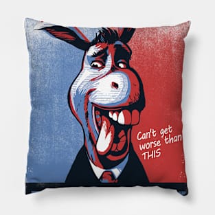 Donkey for president Pillow