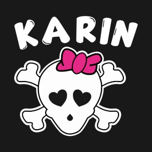 Piratin Karin Design For Girls And Women T-Shirt