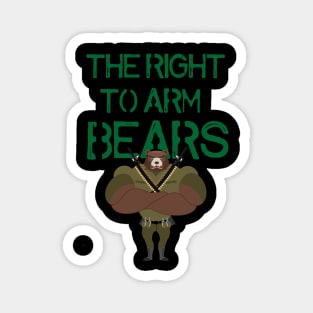 Armed Bears Magnet