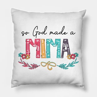 So God Made A MimaHappy Mother's Day Pillow