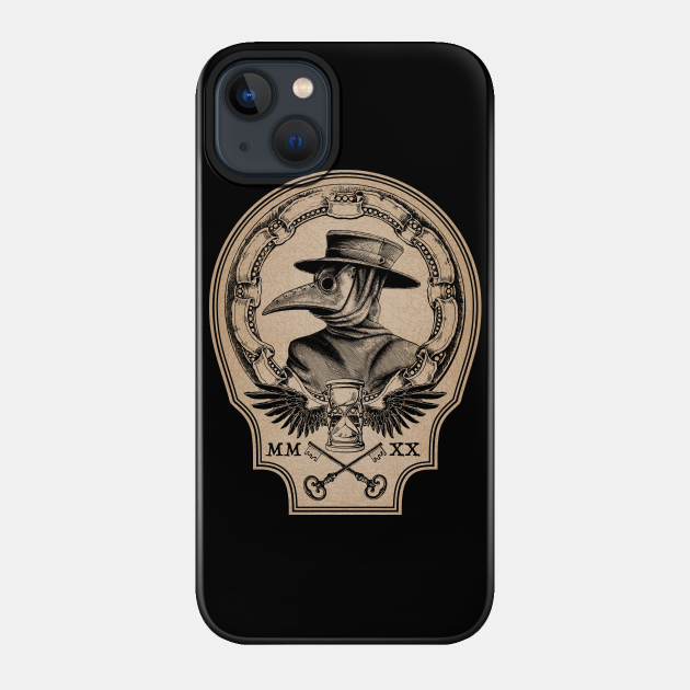 Vintage Plague Doctor - Plague Doctor - Phone Case