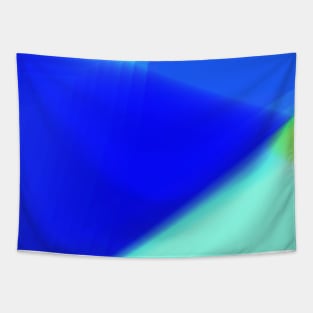 blue yellow abstract texture Tapestry