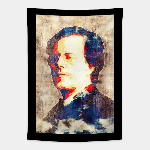 Gustav Mahler Pop Art Tapestry by Nerd_art