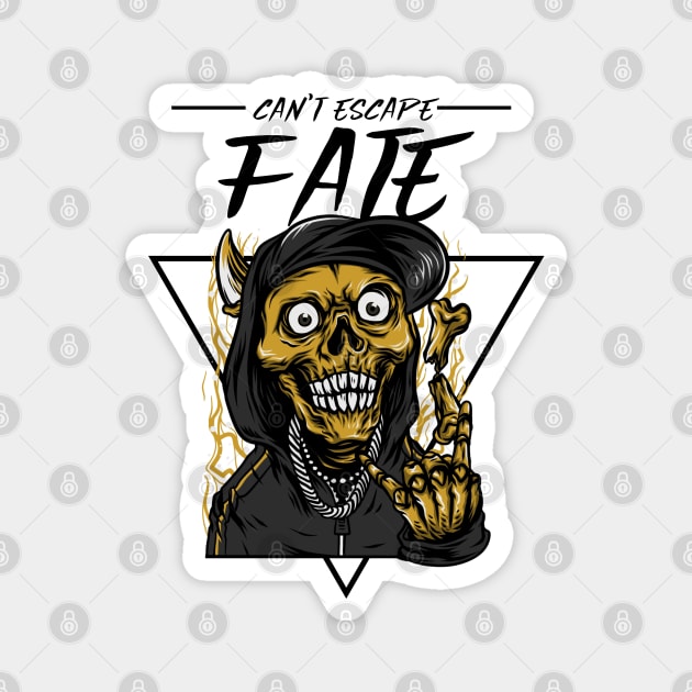 Can't escape fate Magnet by The Patron