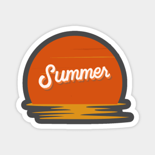 Summer Sunset Magnet