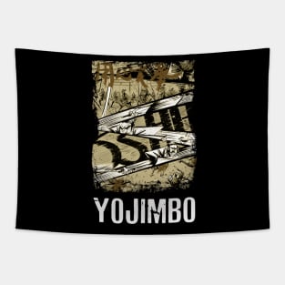 Yojimbos Cinematic Mastery Retro Nostalgia Tee Celebrating Kurosawa and Mifune's Collaborative Brilliance Tapestry