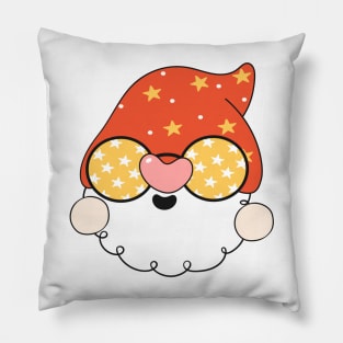 summer Retro vintage Groovy Gnome with cute funny and cheerful character that is going to have the smiles on your face. Pillow