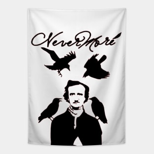 Edgar Allan Poe Nevermore Tapestry