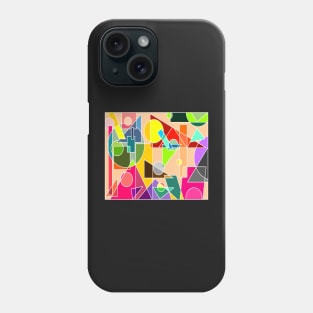 Geometrical shapes Phone Case