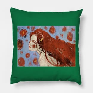 Spring girl Pillow