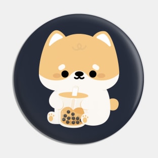 Shiba Inu Boba Pin