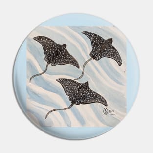 Spotted Eagle Rays Pin