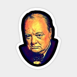 Winston Churchill Polypaint Magnet