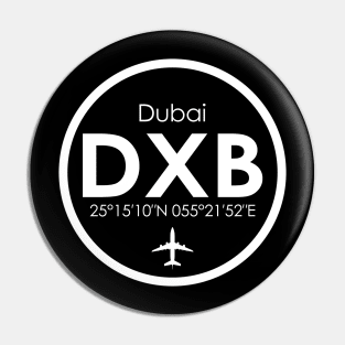 DXB, Dubai International Airport Aviation T-Shirt Pin