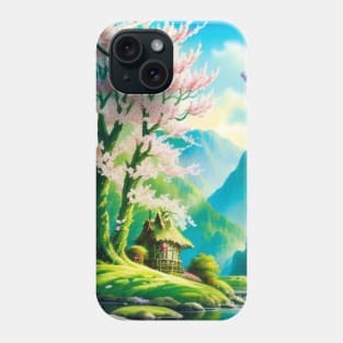 Fairy House Landscape in Spring Phone Case