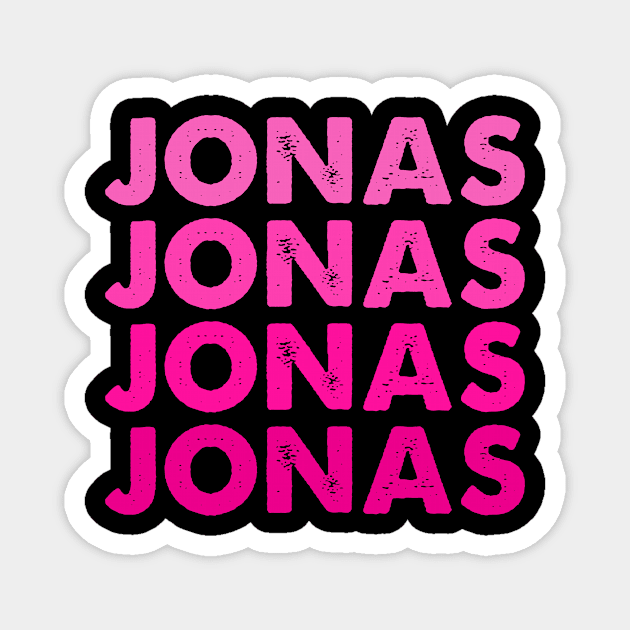 Vintage Name Jonas I Love Jonas Magnet by Spit in my face PODCAST