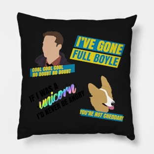 Brooklyn 99 Multi Mini Stickers Pillow