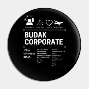 Budak corporate Pin