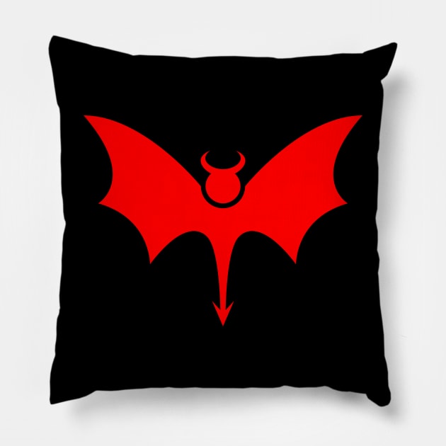 Devil Icon Pillow by Maxsomma