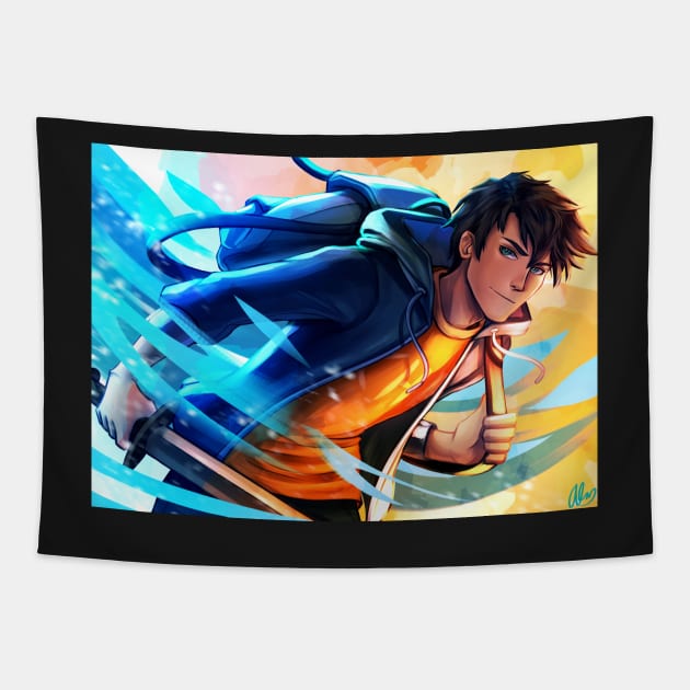 Percy Jackson Tapestry by alinalal