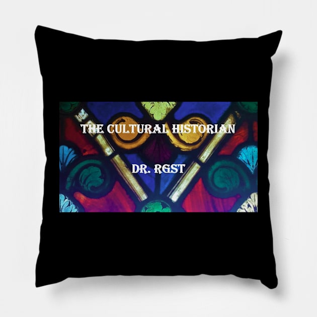 The Cultural Historian Cloister-stainglass Pillow by TheCulturalHistorian-DrRGST