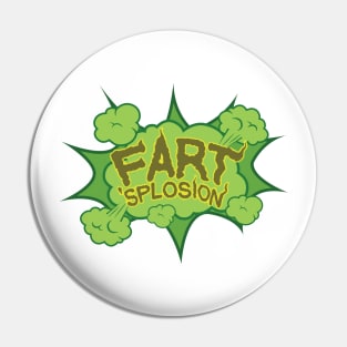 Fart 'splosion Pin