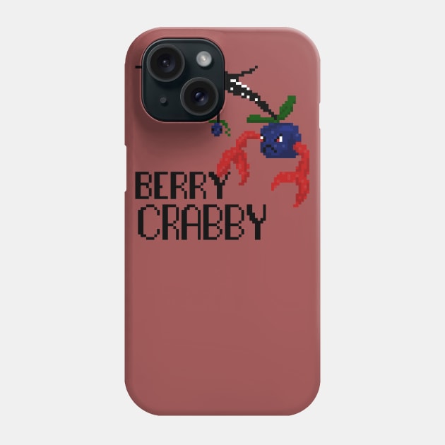 Berry crabby pixel art Phone Case by ManicWax