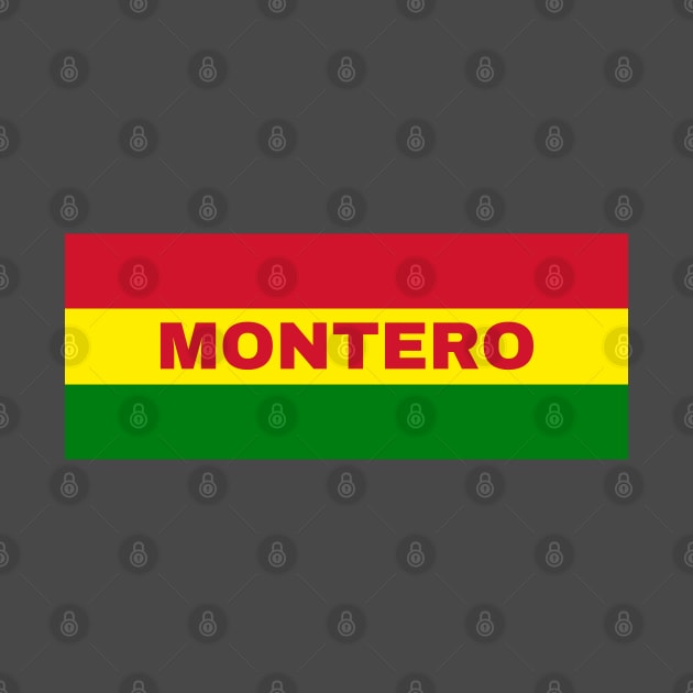 Montero City in Bolivian Flag Colors by aybe7elf