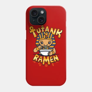 Funny Cute Kawaii King Ramen Eating Egyptian Tutankhamen Pharaoh Ramen Meme Phone Case