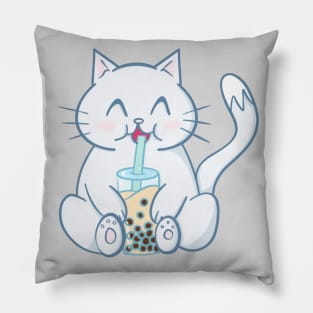 Kitty Cat Bubble Tea Boba Pillow