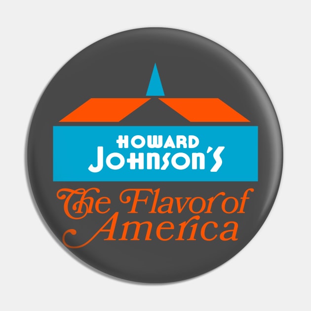 Howard Johnson's Flavor of America Pin by carcinojen