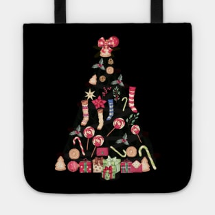 Candy Cane Shirts. Merry Christmas Tree Emoji  X-mas Funny Lover Tote