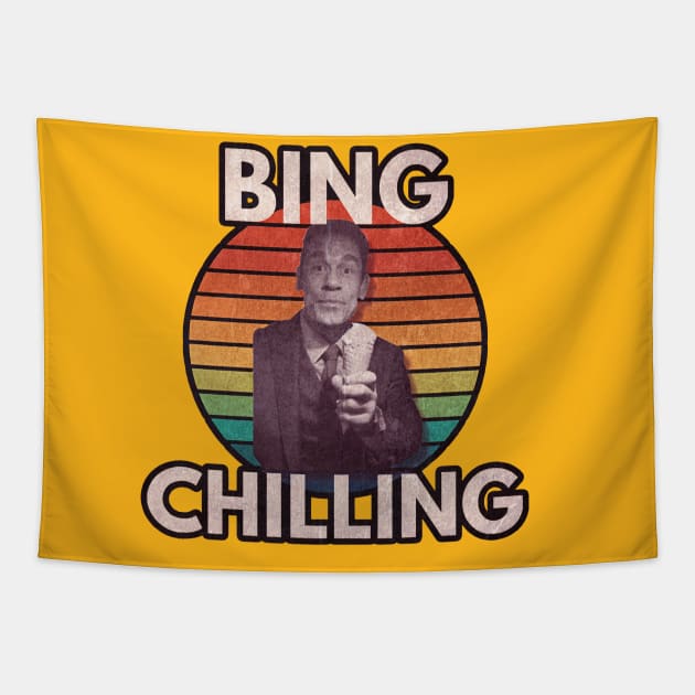 bing chilling ice cream Tapestry by goaputri6