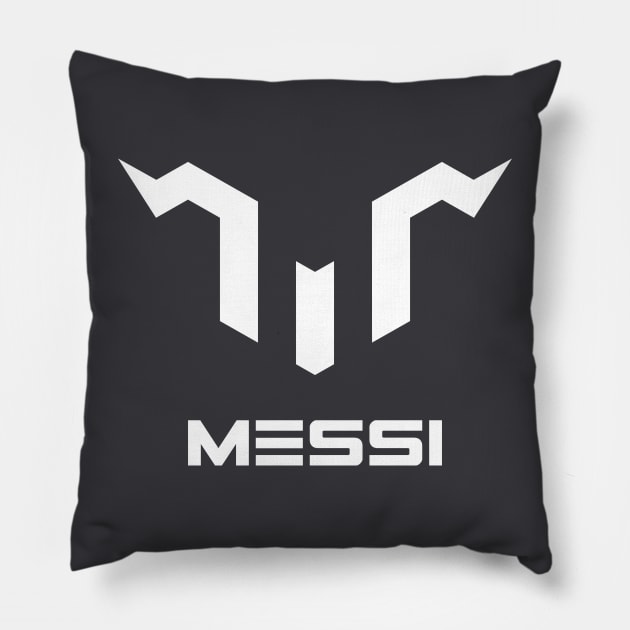 Unique Messi Logo for Clothing Merchandise with GOAT Design Pillow by Magicform