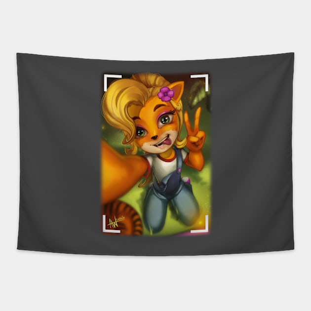 Coco Selfie Tapestry by Lushie