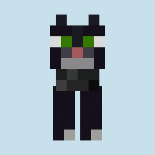 Minecraft Tuxedo Cat by hannahjgb