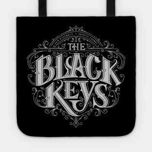 black keys reverse white Tote