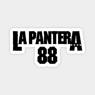 La Pantera - Black Text Magnet