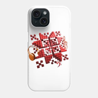 Pattern UA with music Phone Case