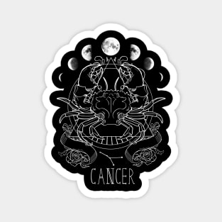 Zodiac Cancer - Black Magnet