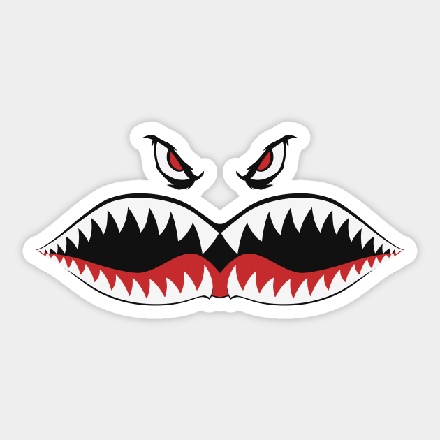 photo Warhawk Shark Mouth Png teepublic
