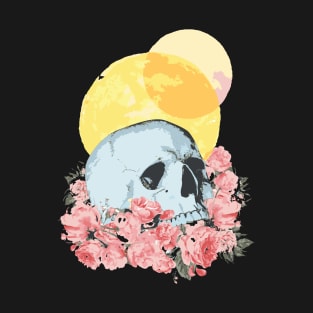 Tarot Moon Skull Death T-Shirt