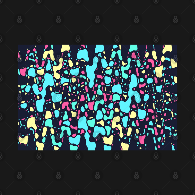 My universe, abstract colorful space print by KINKDesign