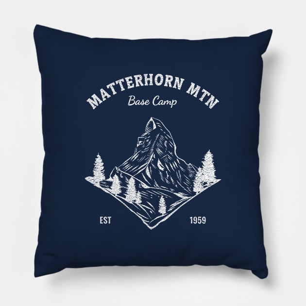 Matterhorn Mtn Base Camp - Pocket Placement Pillow by Heyday Threads